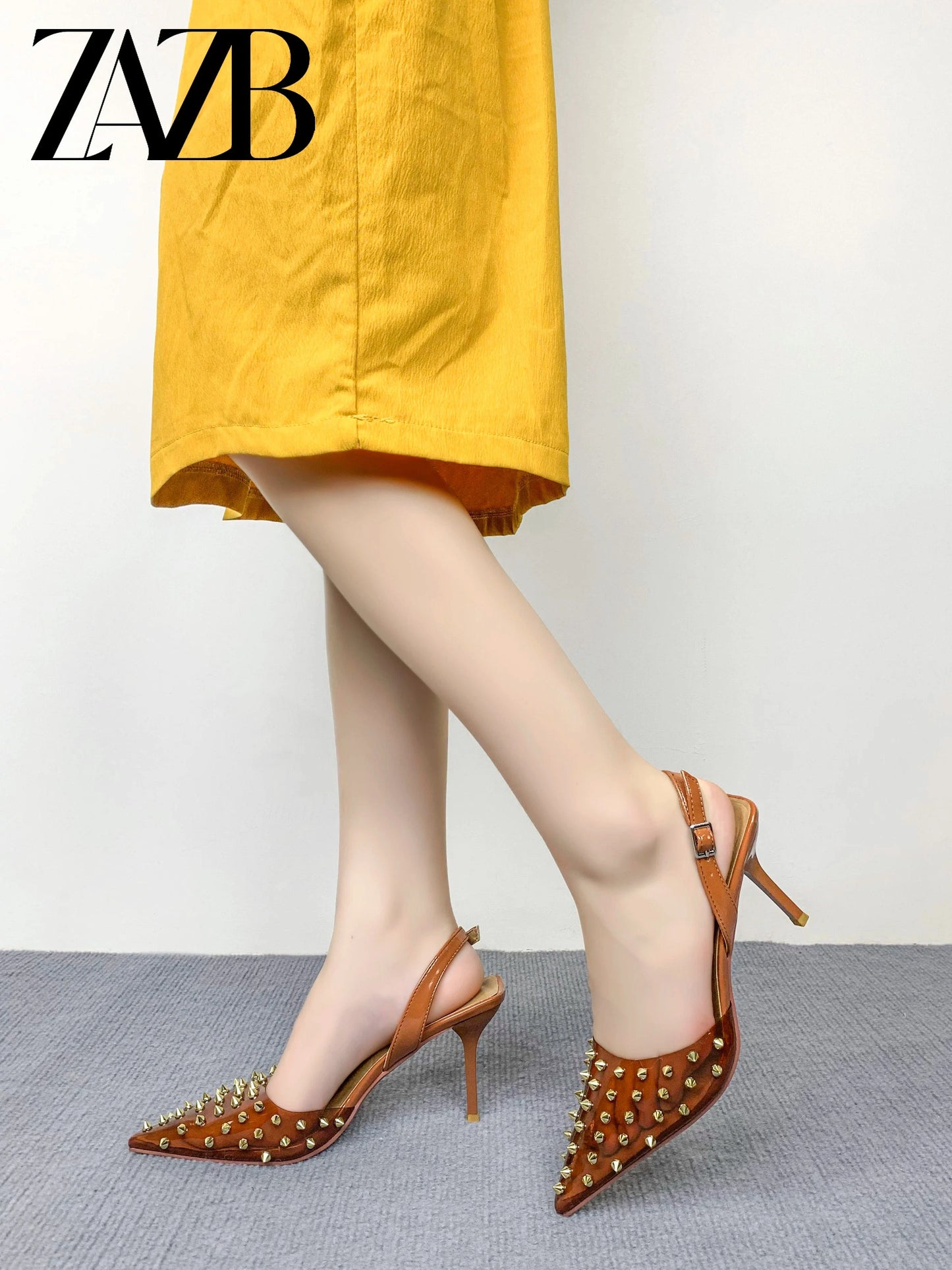 New design formal sparkling rivet Women's high heel Sandals rhombus unique banquet wedding bridal luxury dress ladies shoes