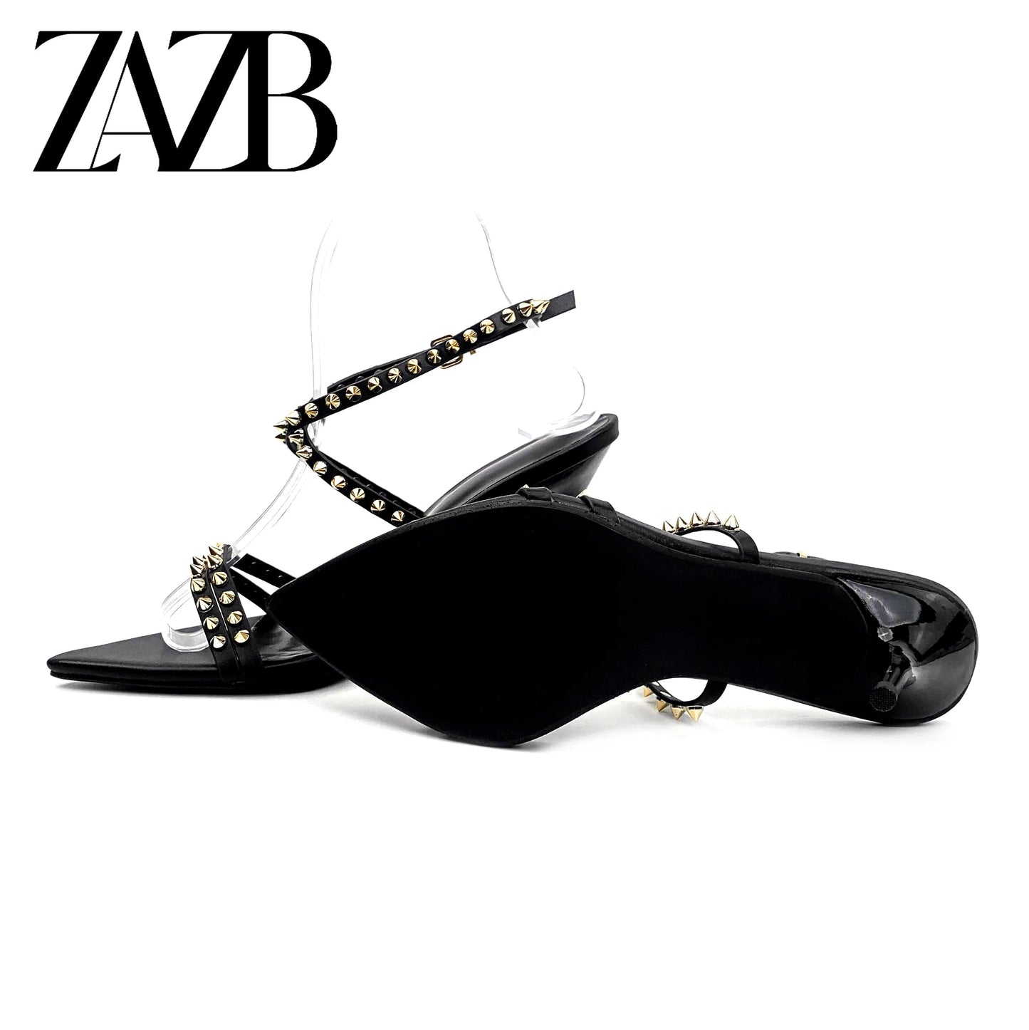 New design formal Women's high heel Sandals wedding chaussures femmes Leopard Print Square head shoes belt buckle for ladies