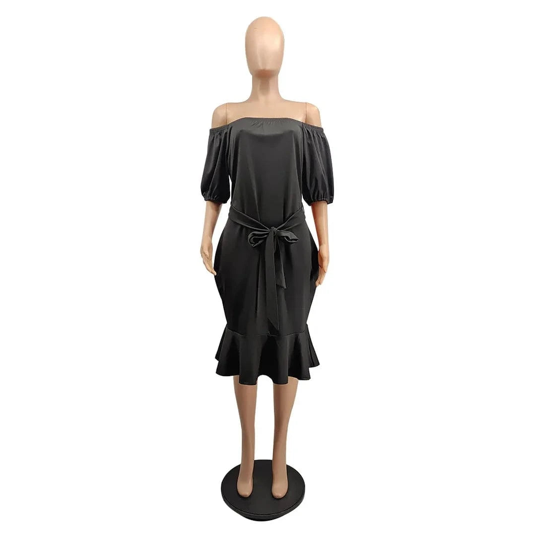 New Design Plus Size One Piece Dress for XL-4XL Women Clothing Cute Fishtail Shirt Dress Summer Clothing for Adult Dress