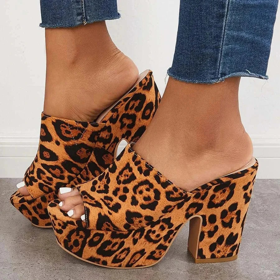 New Design Thick Sole High Heels Ladies Chunky Platform Sandals for Women chinese mature women sexy high heels