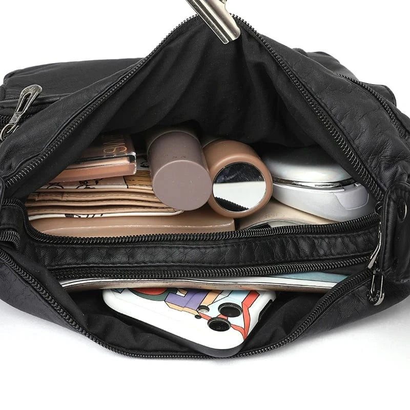 New Design Women Shoulder Bag Pu Leather Crossbody Bag Soft Messenger Bag Large Capacity Leather Purses Bolsa Feminine