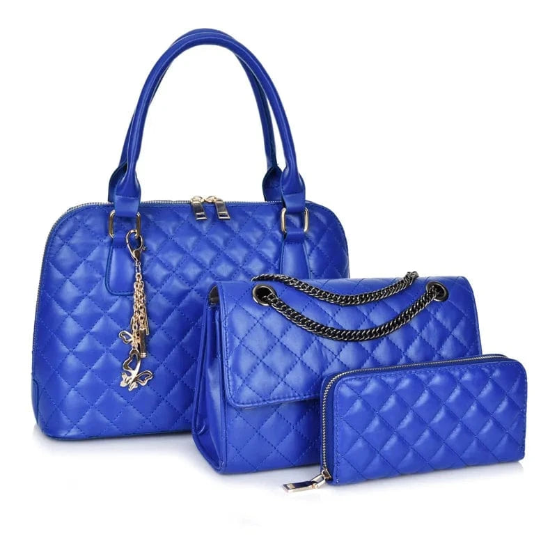 New Fashion 3 in 1 Women Handbag Ladies Shoulder Crossbody Bag Purses OEM Customized logo Tote