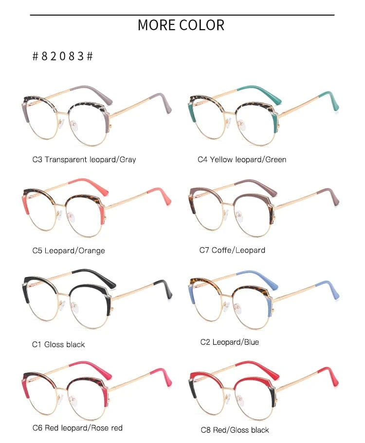 New Fashion Designer Retro Computer Glasses Frame for Women