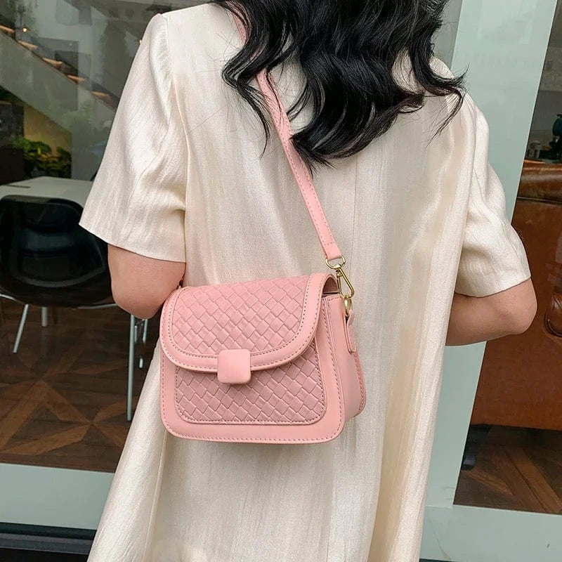 New fashion handbags 2024 Light Lady Leather Small Square Bags Lady Design Purses for women