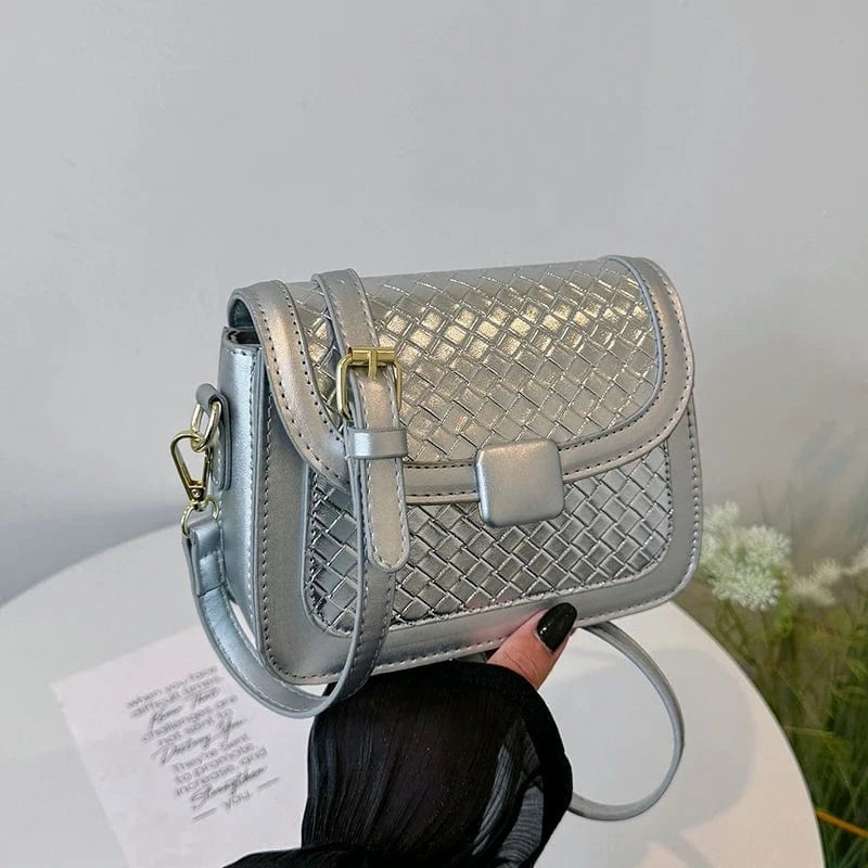 New fashion handbags 2024 Light Lady Leather Small Square Bags Lady Design Purses for women