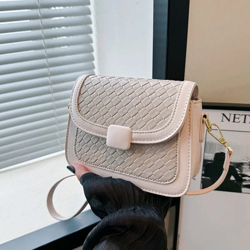 New fashion handbags 2024 Light Lady Leather Small Square Bags Lady Design Purses for women