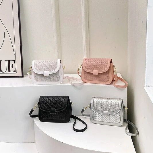 New fashion handbags 2024 Light Lady Leather Small Square Bags Lady Design Purses for women