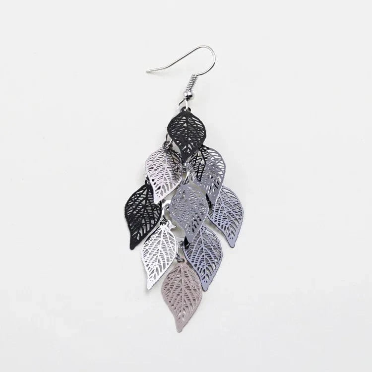 New fashion leaf earrings color copper earrings jewelry
