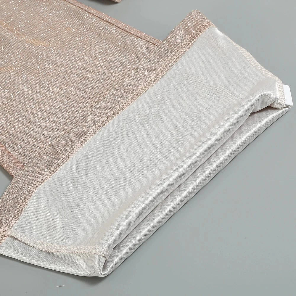 New Fashion Sequins Jumpsuit For Women 2025 Long Sleeves V Neck Draped Autumn Rompers Celebrity Evening Party Club Overall