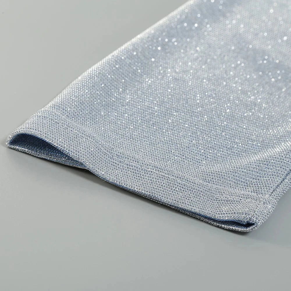 New Fashion Sequins Jumpsuit For Women 2025 Long Sleeves V Neck Draped Autumn Rompers Celebrity Evening Party Club Overall