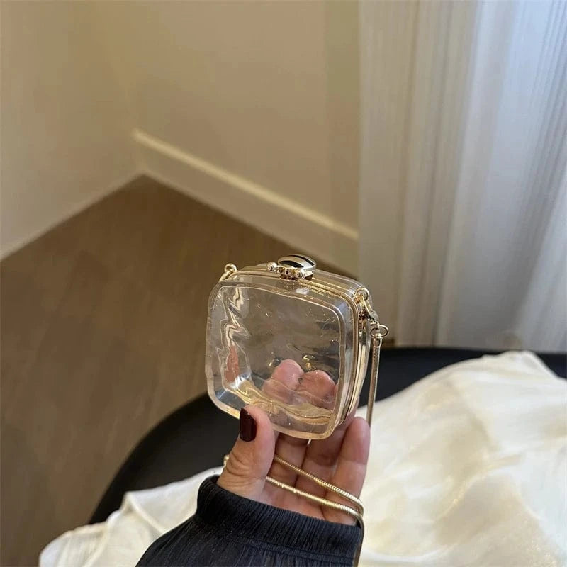 New Fashion women Handbags pvc box Light Lady Tote Bags Lady Design Purses For Females
