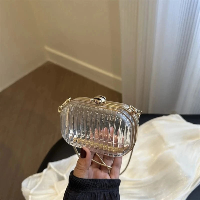 New Fashion women Handbags pvc box Light Lady Tote Bags Lady Design Purses For Females