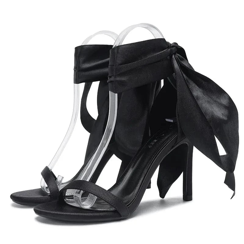 New Female Summer Autumn High Heels Stilettos Women Round-toe T-strap Sandals Sexy Party Banquet Ladies Dress Shoes