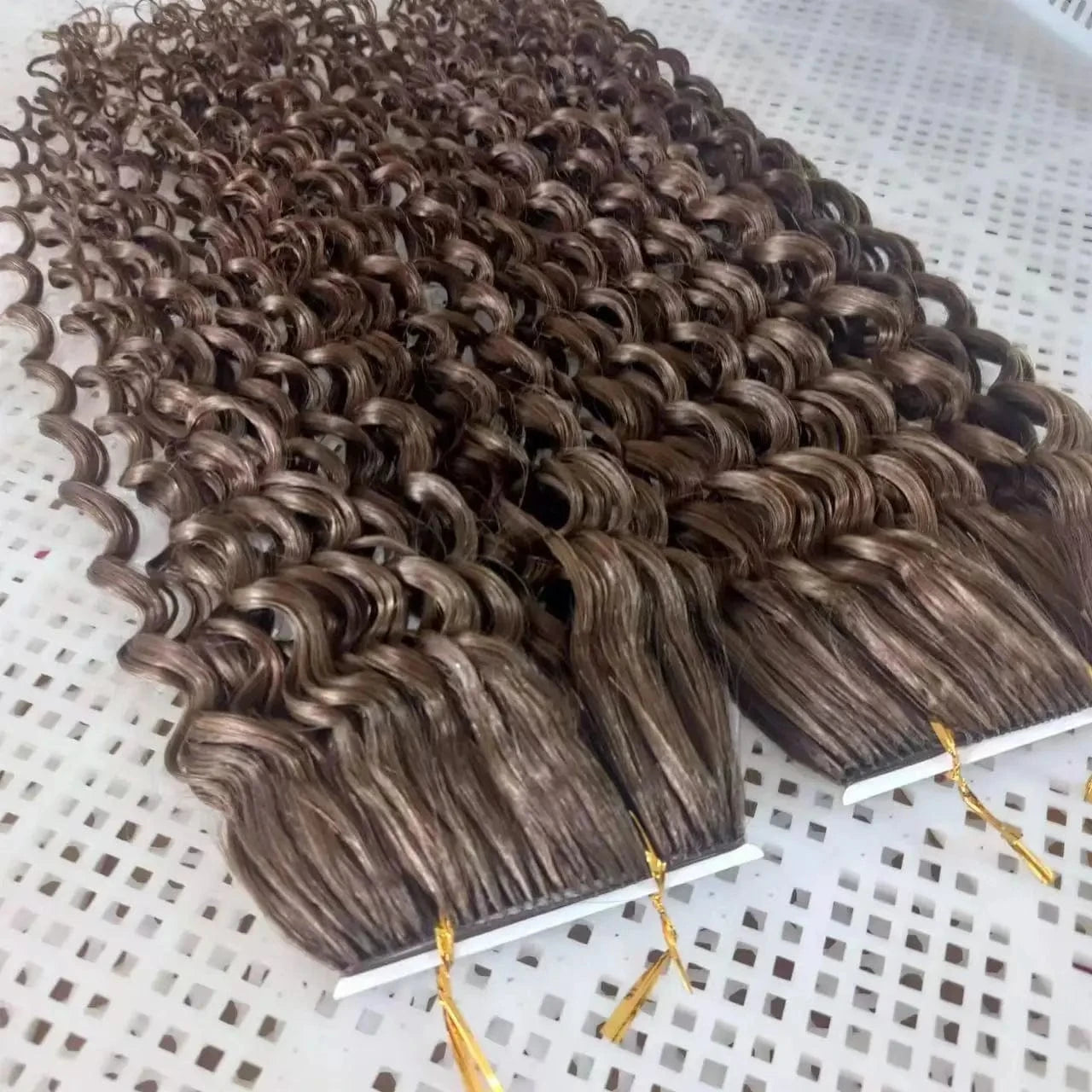 New hot sell 100% virgin cuticle aligned most invisible genius hair feather hair extensions hair wholesale vendors
