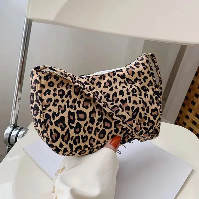 New ladies bag 2023 personalized printed pattern underarm shoulder handbagZebra leopard print Ladies exquisite handbag