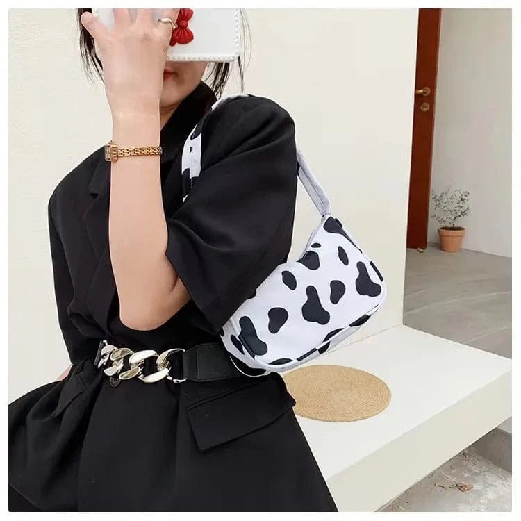 New ladies bag 2023 personalized printed pattern underarm shoulder handbagZebra leopard print Ladies exquisite handbag