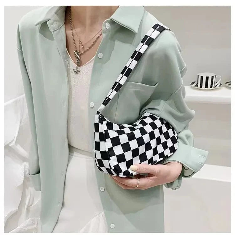 New ladies bag 2023 personalized printed pattern underarm shoulder handbagZebra leopard print Ladies exquisite handbag