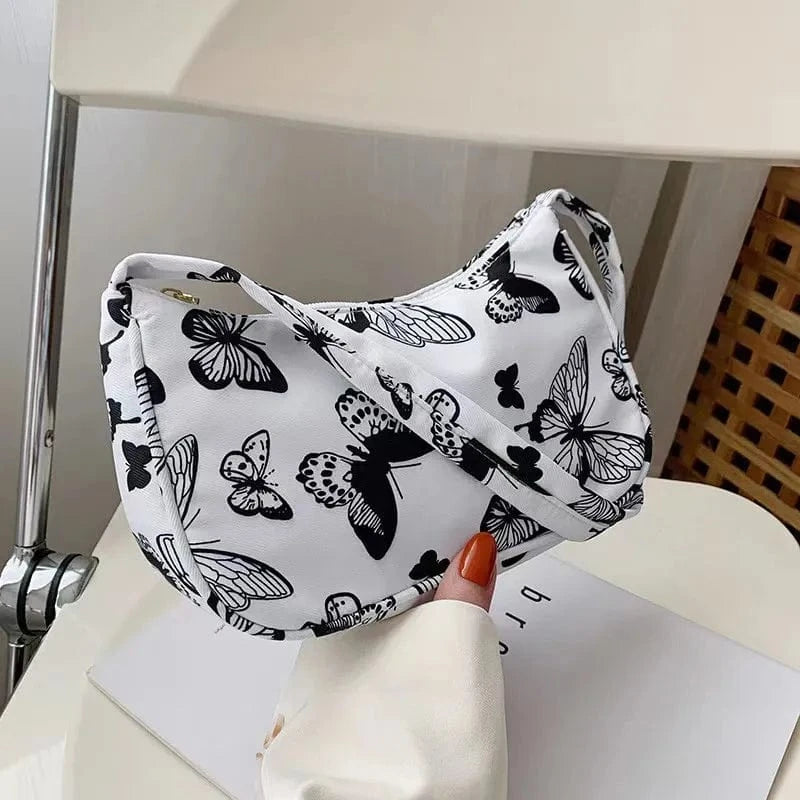 New ladies bag 2023 personalized printed pattern underarm shoulder handbagZebra leopard print Ladies exquisite handbag