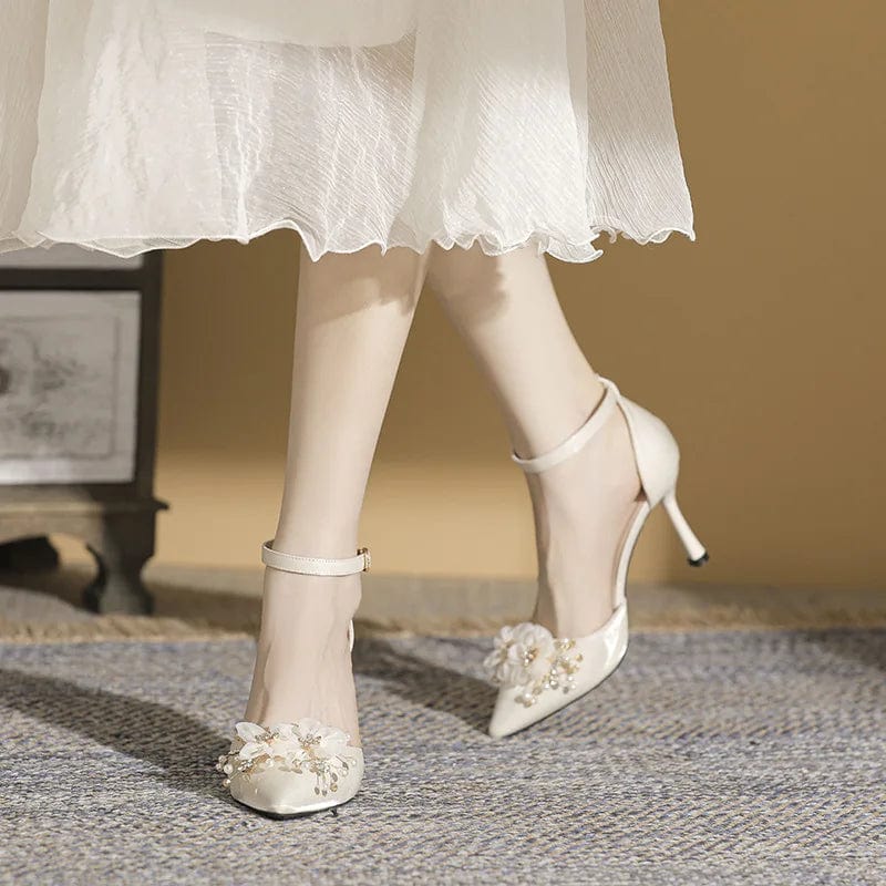 New Pointy Shoes Women Heels Sexy Stilettos Plus Size Sandals Shallow Wedding Shoes Thin High Heels Women Shoes And Sandals
