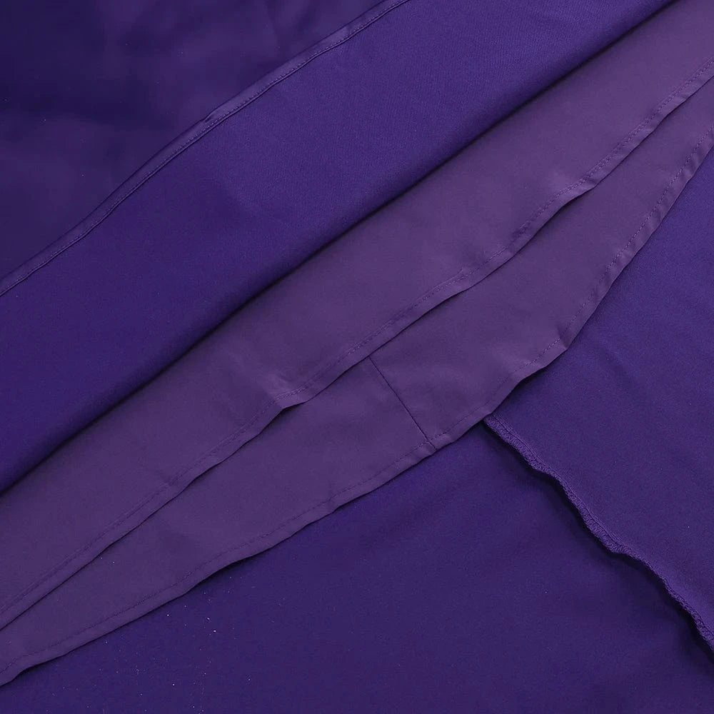 New Spring And Summer Women's Floor-Length Dress High-Waisted Commuter Charm Purple Halter Luxury Evening Party Dress