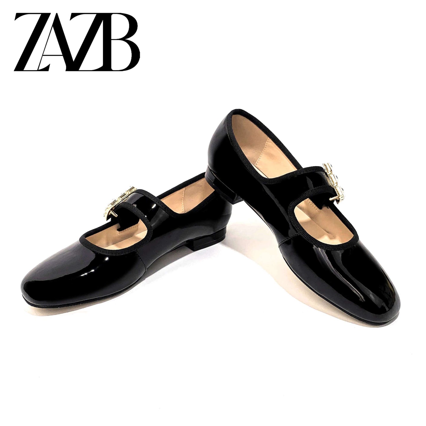 New styles Design H letter metal buckle Women's flat shoes Square head office simple casual flats Belt buckle loafers mules