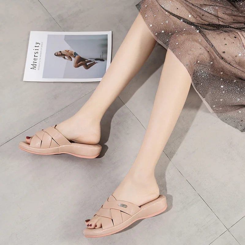 New Summer adult lazy shoes fashion sandals Casual slippers woman Beach Non-slip flat Outdoor Lightweight Sandals