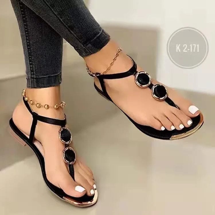 New Summer Fashion Beach Outdoor Casual Gold Flip Flops Sandals for Women and Ladies shoes summer women slides sandals slippers