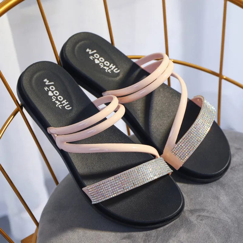 New summer Woman Shoes Fashion Casual Flat Rome Sandal adult Beach Shoes Lightweight Breathable Soft Non-slip Shoes