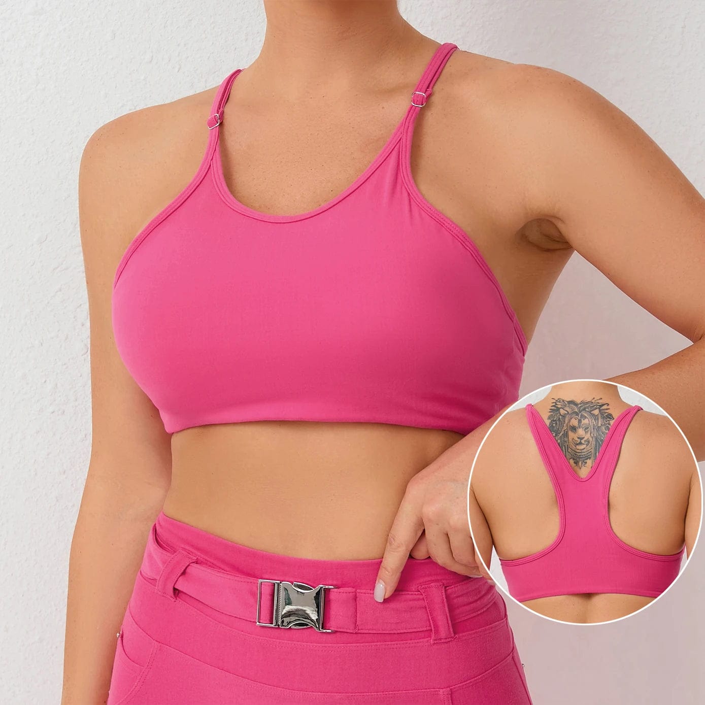 New Top Quick Dry Gym Fitness Yoga Wear Beautiful  Running Workout Sports Adjustable Sport Bra For Women 2024