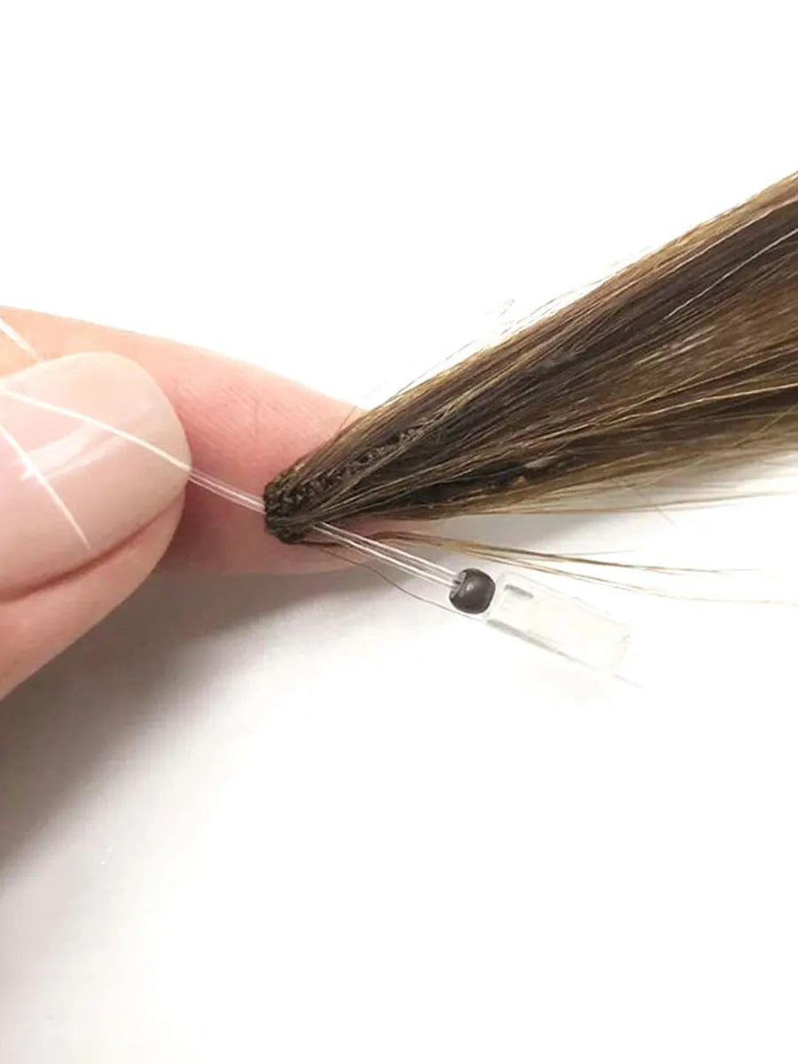 New trend double drawn human hair extension 100% unprocessed Russian virgin invisible H feather hair with cuticle aligned