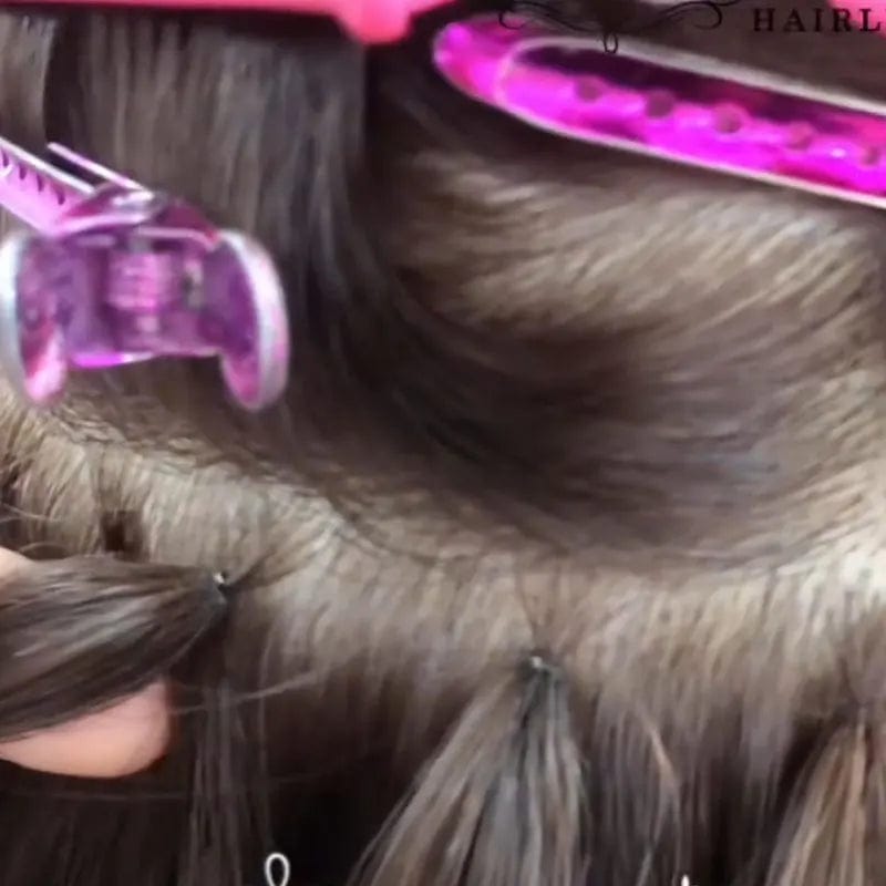 New trend double drawn human hair extension 100% unprocessed Russian virgin invisible H feather hair with cuticle aligned