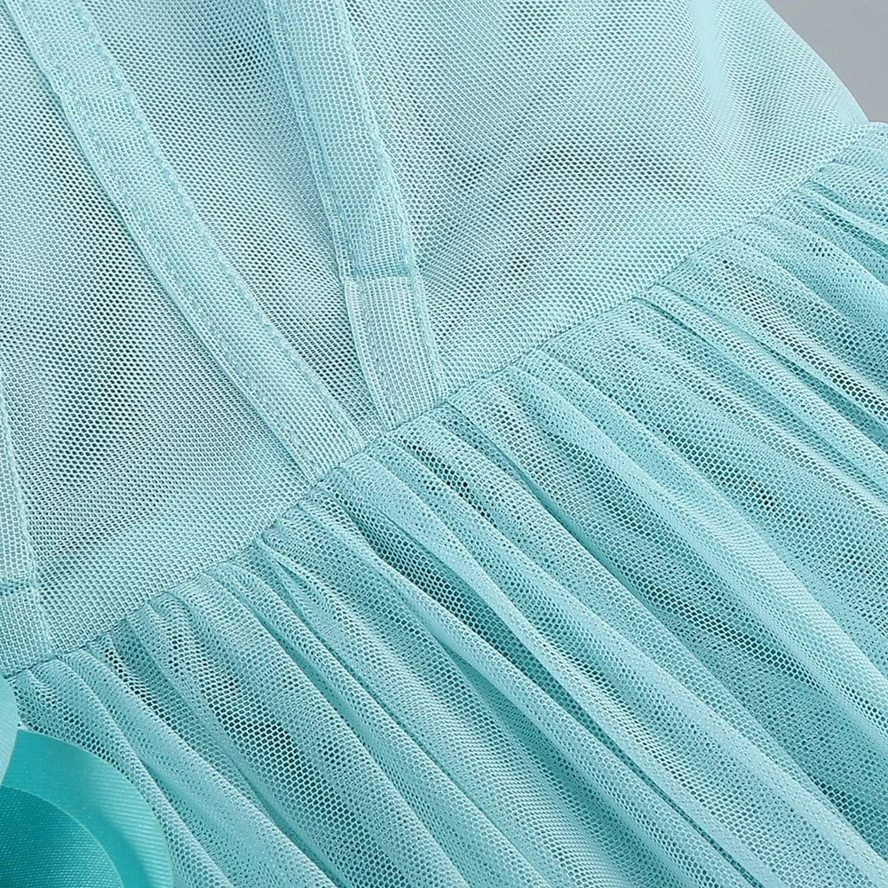 New Women's Sexy Strapless Casual Dress Holiday Style Three-Dimensional Flower Decorated Dress Floor-Length Evening Dress