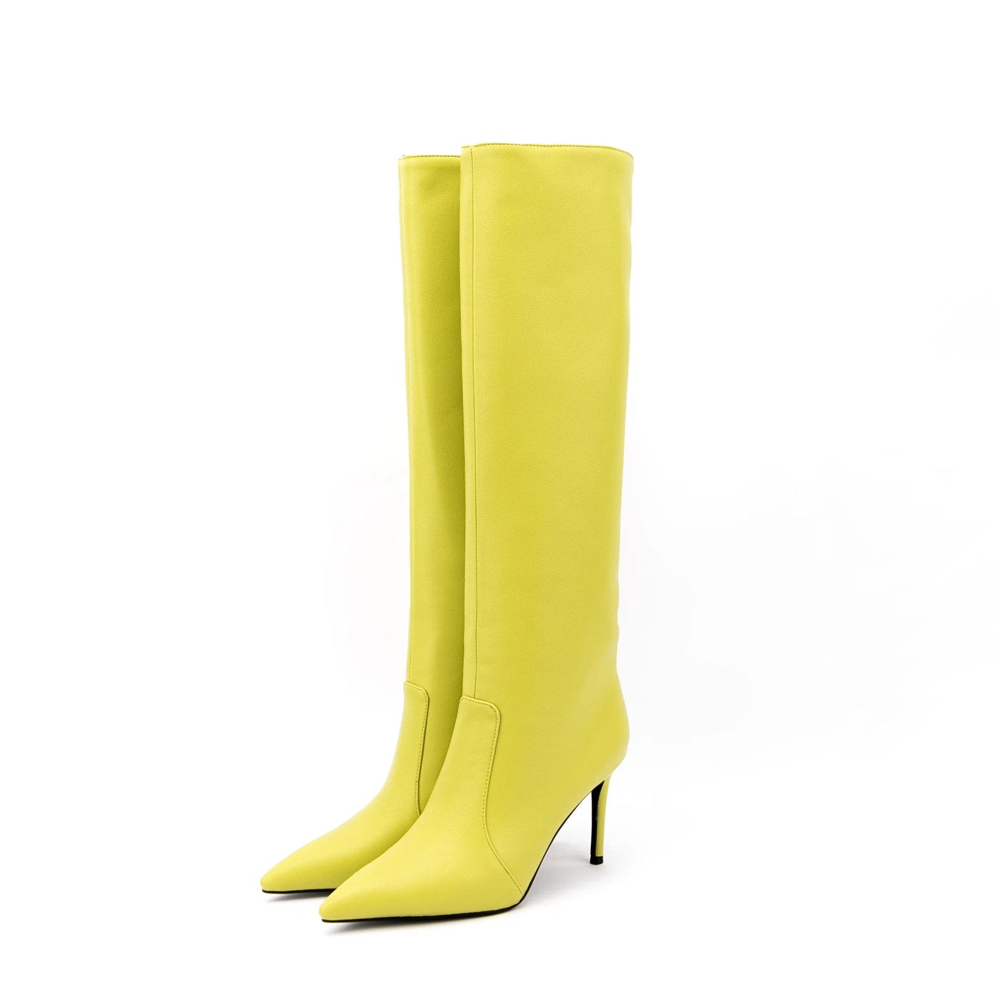 New Women Shoes Stiletto Heels Over-the-knee Boots Litchi Skin Women's Plus Size High Thigh Boots