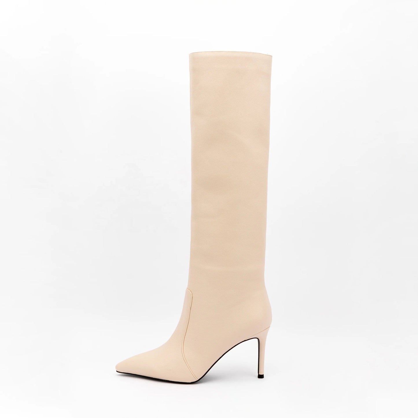 New Women Shoes Stiletto Heels Over-the-knee Boots Litchi Skin Women's Plus Size High Thigh Boots