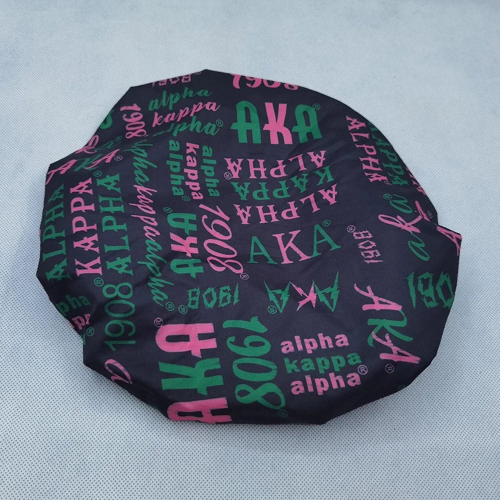 Newest Custom Elastic Fit All Organization Delta Sigma Thetaa Alpha Ka Alpha Sorority Waterproof Hat Zeta Phi Beta Shower Cap