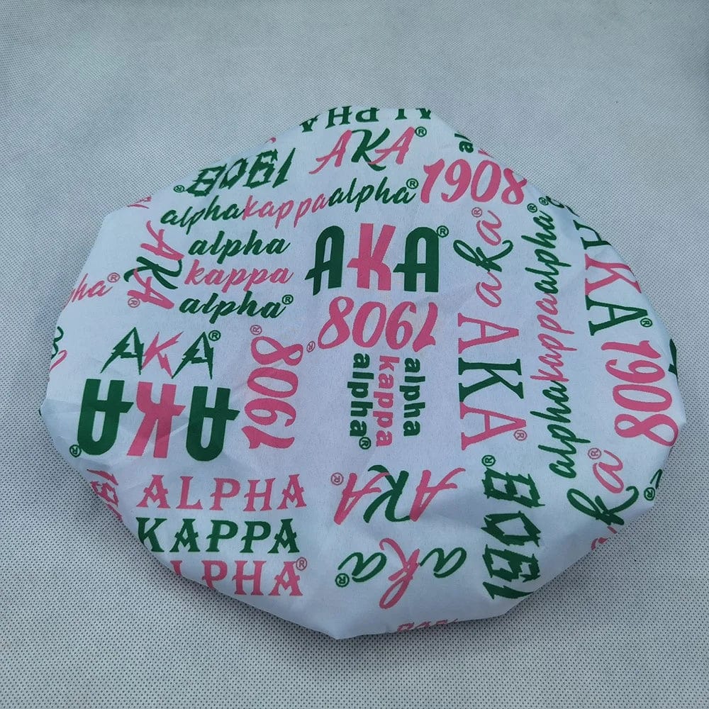 Newest Custom Elastic Fit All Organization Delta Sigma Thetaa Alpha Ka Alpha Sorority Waterproof Hat Zeta Phi Beta Shower Cap