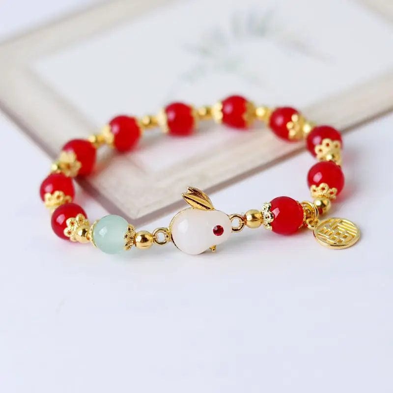 Newly Popular In 2024 Flower Bracelet Female Forest Student Colored Bracelet Minimalist and Niche Crystal Bracelets