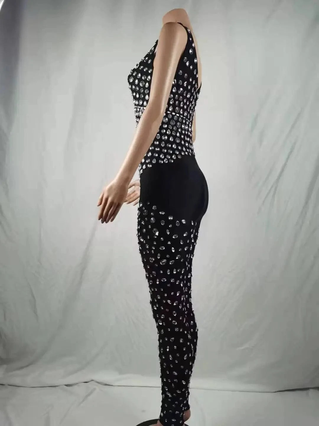 NOVANCE Y2141-B 2022 Womens Trends Star Style Black Glitter Diamond Maternity Clothes Lingerie Bodysuits Sexy for Fashion Mom