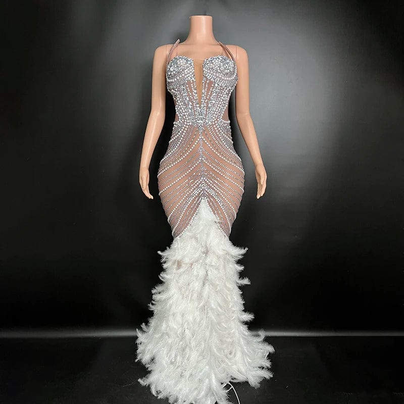 Novance Y3149 Best Selling Products 2024 Casual Dresses Vintage Evening Dress With Rhinestones Sexy Women Clothing For Party