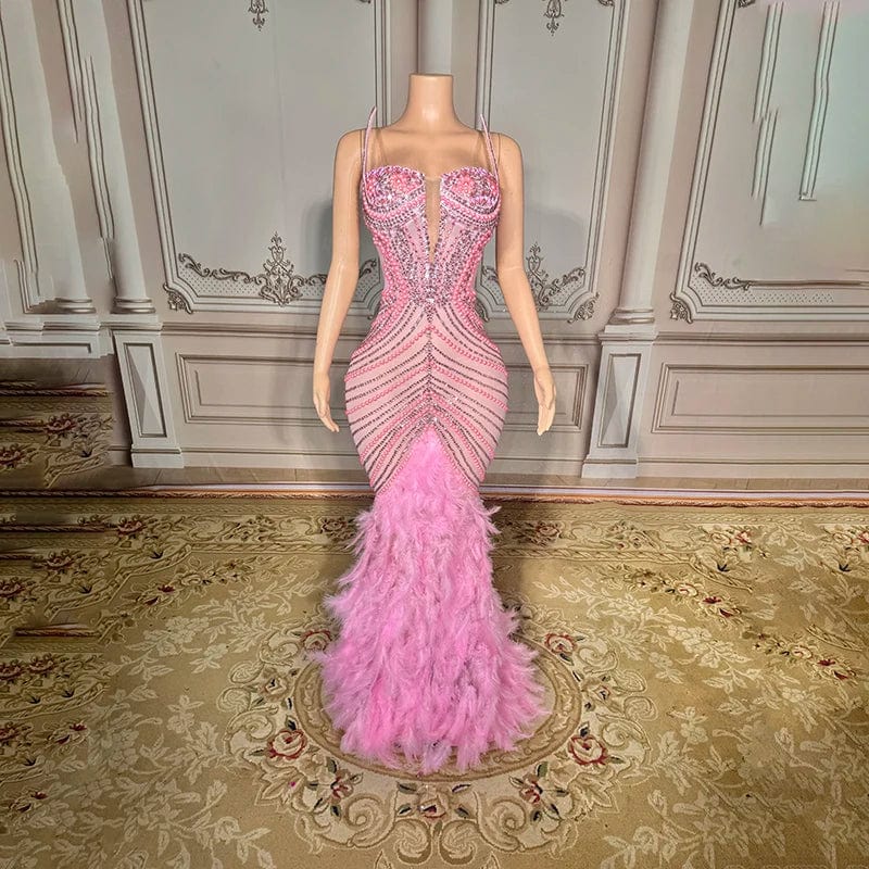 Novance Y3149 Best Selling Products 2024 Casual Dresses Vintage Evening Dress With Rhinestones Sexy Women Clothing For Party