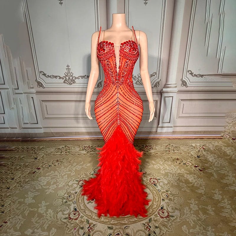 Novance Y3149 Best Selling Products 2024 Casual Dresses Vintage Evening Dress With Rhinestones Sexy Women Clothing For Party