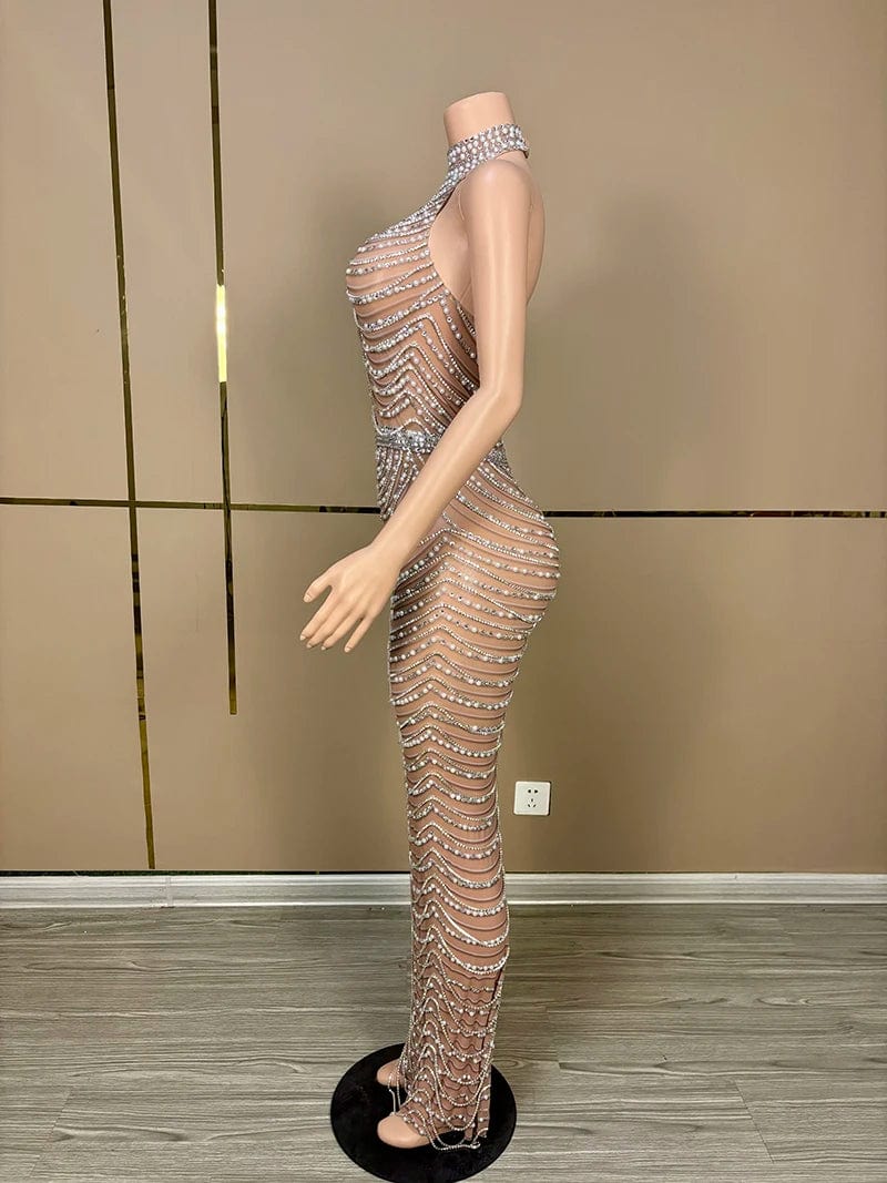 NOVANCE Y3766 top selling products 2024 new arrival ball gown prom dress halter pearl dresses women lady elegant for party