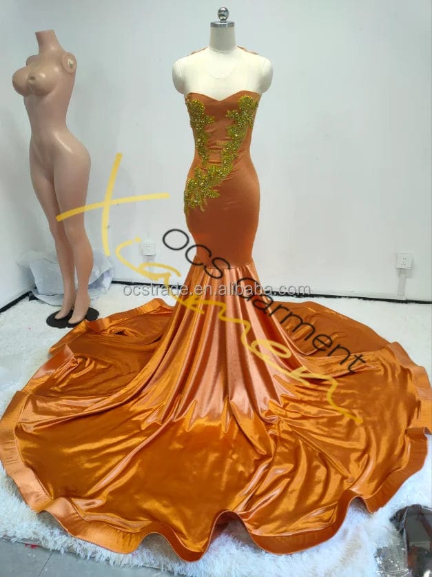 Ocstrade Summer Boutique Clothing Backless Black Sequin Maxi Dresses Beaded Rhinestone Women's Long Gown Evening Dresses 2024