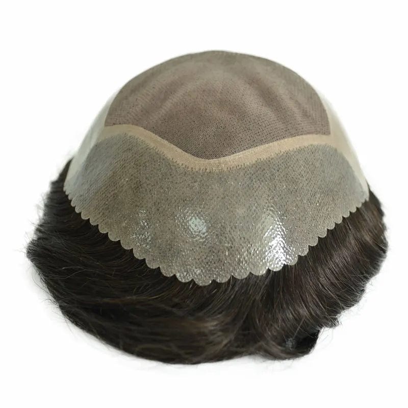 On Rite Front PU Human Hair Toupee Protesis Capilares Hombres For Man