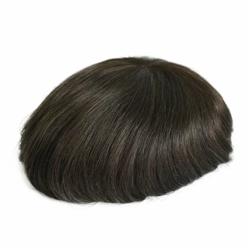 On Rite Front PU Human Hair Toupee Protesis Capilares Hombres For Man