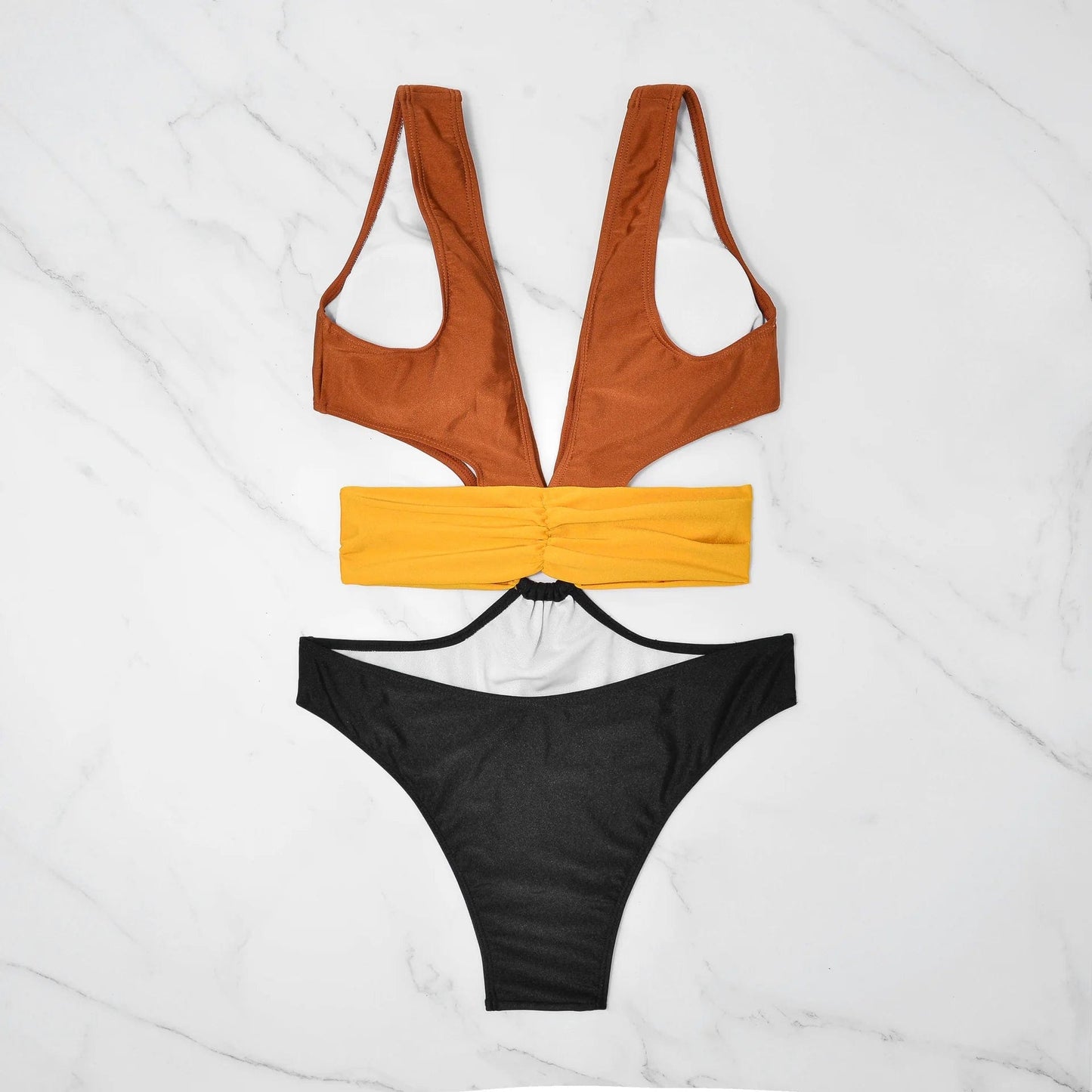 One Piece Swimsuit 2024 Cut Out Sexy Swimwear Women Swimsuit Backless Bathing Suit Monokini Swim