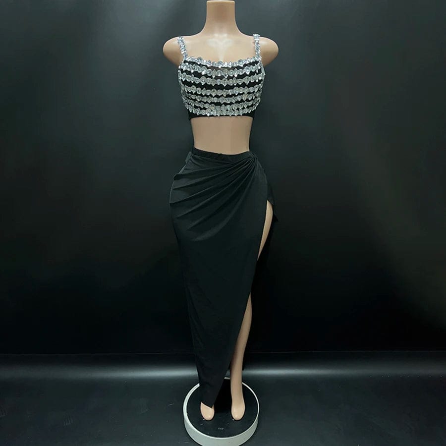 one size / Black Novance Y3746 Women's Party Wear 2024 Custom Oem Casual Dresses With Crystals Luxury Bwomens Modest Clothing For Birthday