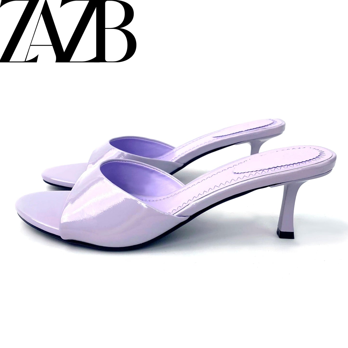Open toe dress Formal Pointed head cross belt women high heel shoes designer famous brands office stiletto Thick heels Sandal