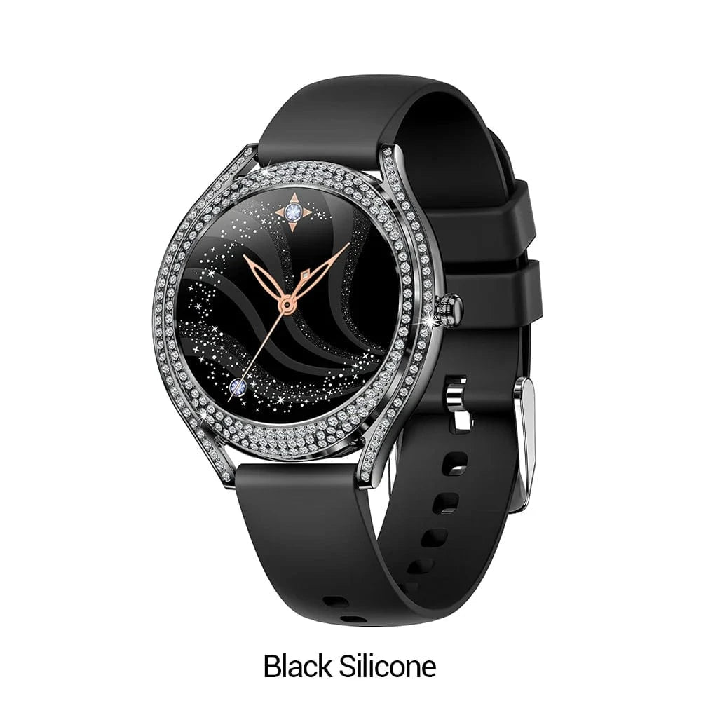 Original Smart Watch V66 / Black Silicone 2024 New Arrival Smart Watch V66 Reloj Inteligente Smart Watch AMOLED BT Calling Smart Watch for Women Ladies