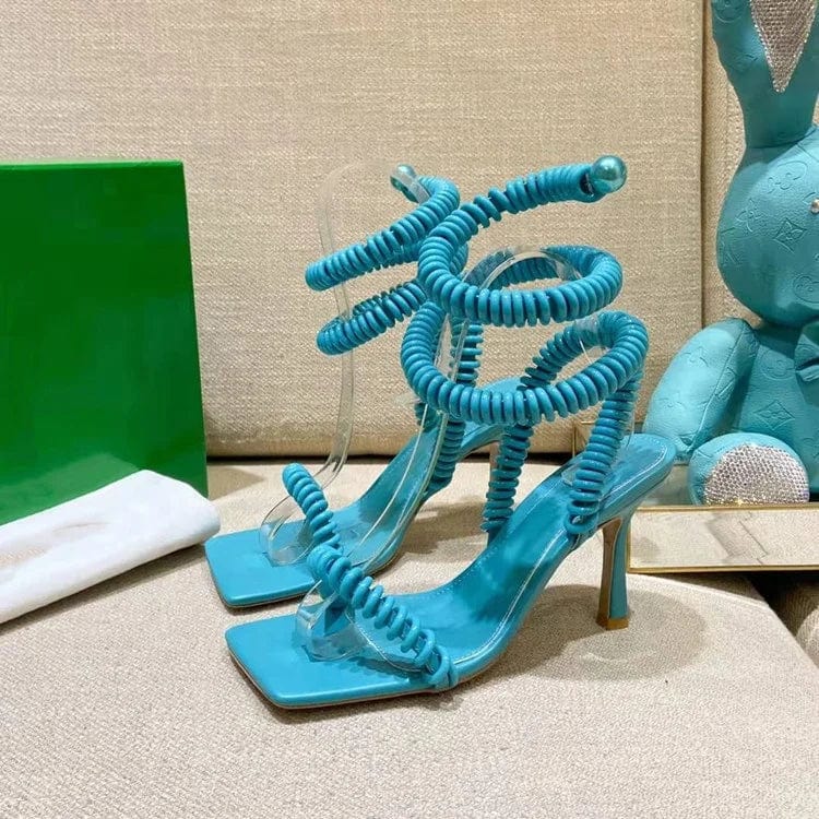 OUDINA 2022 Trendy Fashion Elegant High Quality High Heel Shoes For Women Sandals High Heels